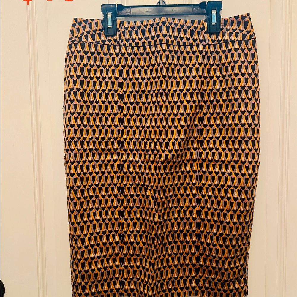 Mossimo Supply Co. Black and Tan Pencil Skirt